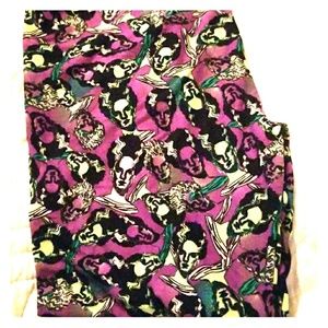 Lularoe Bride of Frankenstein leggings. Never Worn